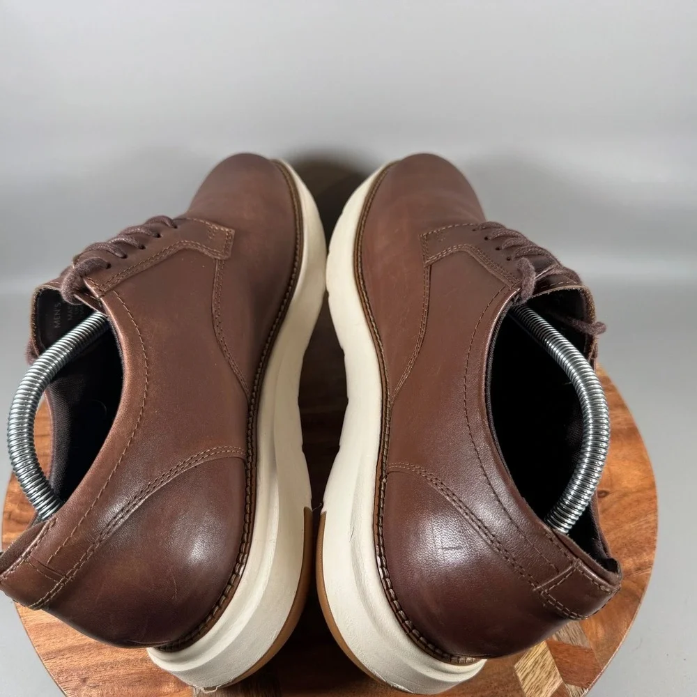 Cole Haan Mens Grand Crosscourt Daily Derby Brown Leather Shoes C34853 Size 10M